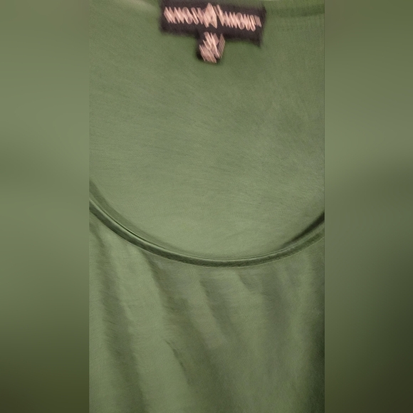Almost Famous 3X Green Short Sleeve Top - Picture 2 of 5
